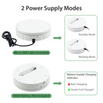 360 Degree Rotating Display Stand - White (14.6cm)