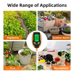 5 In 1 Multifunctional Soil Moisture Meter - Black (S2)