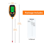 5 In 1 Multifunctional Soil Moisture Meter - Black (S2)