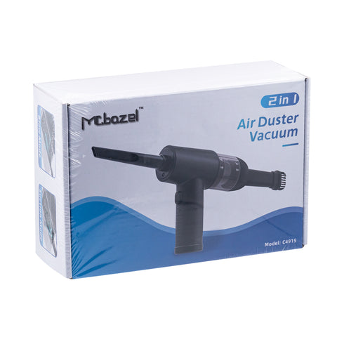 Compressed Air Duster with Vacuum Cup-Black(C19)