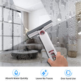 Mini Cleaning Mop with 2 Sponges-White