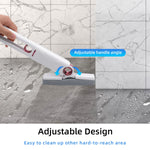 Mini Cleaning Mop with 2 Sponges-White