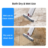 Mini Cleaning Mop with 2 Sponges-White