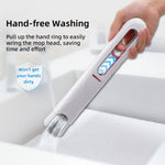 Mini Cleaning Mop with 2 Sponges-White