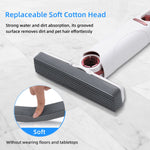 Mini Cleaning Mop with 2 Sponges-White