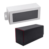 Magnetic Leather Game Card Deck Case-Black&Red(HK-X017)