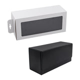 Magnetic Leather Game Card Deck Case-Black&Gray(HK-X017)