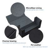 Magnetic Leather Game Card Deck Case-Black&Gray(HK-X017)