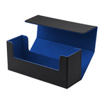 Magnetic Leather Game Card Deck Case-Black&Blue(HK-X017)
