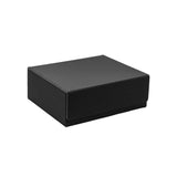 Large Leather Game Card Deck Case Box with 8 Dividers-Black(HX-X034)
