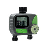 2 Zone Water Timer for Garden Hose-Green(US Plug)