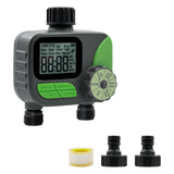 2 Zone Water Timer for Garden Hose-Green(US Plug)