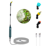 Electric Plant Sprayer with 3 Adjustable Nozzles(5 Meter Water Pipe)