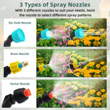 Electric Plant Sprayer with 3 Adjustable Nozzles(5 Meter Water Pipe)