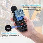 Digital Sound Level Meter-Black(S8607)