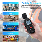 Digital Sound Level Meter-Black(S8607)