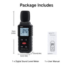 Digital Sound Level Meter-Black(S8607)