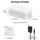 Ultrasonic Cleaning Machine for Jewelry/Sunglasses-US Plug White(GS350)