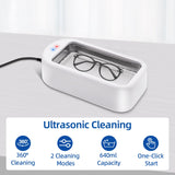 Ultrasonic Cleaning Machine for Jewelry/Sunglasses-EU Plug White(GS350)