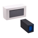 PU Leather Double Grid Game Card Display Box - Blue and Black(HK-X53)