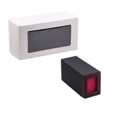 PU Leather Double Grid Game Card Display Box - Red and Black(HK-X53)
