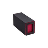 PU Leather Double Grid Game Card Display Box - Red and Black(HK-X53)