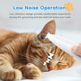 Waterproof Paw Hair Trimmer with LED Light for Dogs and Cats