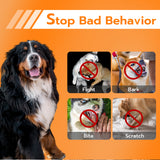 Mcbazel Dog Bark Deterrent Devices, Multifunctional Powerful Anti Barking, Rechargeable Ultrasonic Control Up to 50ft - Black