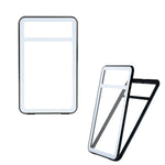 Mcbazel 5 Pack Graded Card Slab Case for Standard PSA, Stackable Gloss Finish Transparent Display Sleeve Protectors - Black, 35PT
