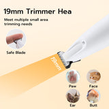 Mcbazel 2-in-1 Pet Shaver&Nail Driller-White(P1)