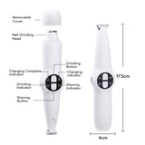 Mcbazel 2-in-1 Pet Shaver&Nail Driller-White(P1)