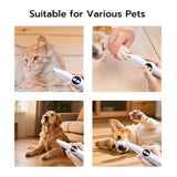 Mcbazel 2-in-1 Pet Shaver&Nail Driller-White(P1)