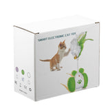 Mcbazel Infrared Mouse-shaped Automatic Cat Interactive Toys Car with a Bell and 5 Feathers-Green