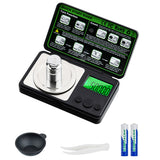 Mcbazel Mini, High-Precision 50g/0.001g, Electronic Scale with LCD Green Light Display Screen - Black