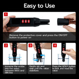Mcbazel 7 in 1 Upgraded TDS/EC/S.G Water Quality Test Pen with PH Buffer Powder-Black
