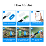 Mcbazel Soil Moisture and Temperature Tester - Blue&Black