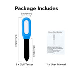 Mcbazel Soil Moisture and Temperature Tester - Blue&Black