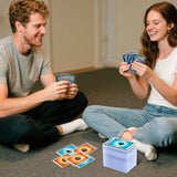 Mcbazel 100 Pcs Transparent Game Card Plastic Hard Protective Cover Case with Protective Film(35PT-Blue Ray)