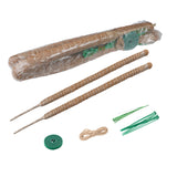 2 Pcs 4MM Width Bendable Coir Pole for Climbing Plants Growth-Bending Version(80cm)