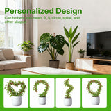 2 Pcs 4MM Width Bendable Coir Pole for Climbing Plants Growth-Bending Version(80cm)