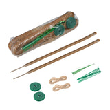 2 Pcs 4MM Width Bendable Coir Pole for Climbing Plants Growth-Bending Version(100cm)