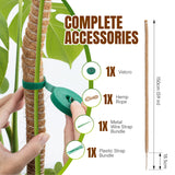 4MM Width Bendable Coir Pole for Climbing Plants Growth-Bending Version(150cm)