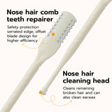5 Pcs Nose Hairs Razor - Cream Color