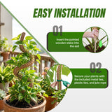 7MM Width Bendable Coir Pole for Climbing Plants Growth-Bending Version(150cm)#