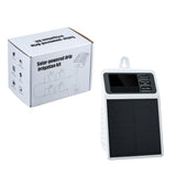 Solar-Powered Automatic Drip Irrigation Kit-Black&White(SOP17)#