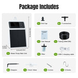 Solar-Powered Automatic Drip Irrigation Kit-Black&White(SOP17)#