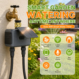 Solar-Powered Wi-Fi Programmable Water Timer-US Plug(SGW08SY-WF)NH#