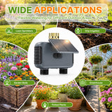 Solar-Powered Wi-Fi Programmable Water Timer-US Plug(SGW08SY-WF)NH#