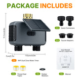 Solar-Powered Wi-Fi Programmable Water Timer-US Plug(SGW08SY-WF)NH#