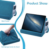 Multi-Angle Pillow Stand for Tablet/iPad/E-Reader - Lake Blue